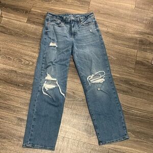 High-Waisted OG Loose Ripped Jeans